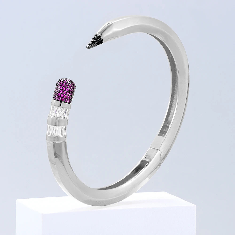 Pencil Designs Bangle Cuff Bracelet For Women