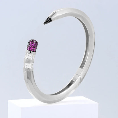 Pencil Designs Bangle Cuff Bracelet For Women