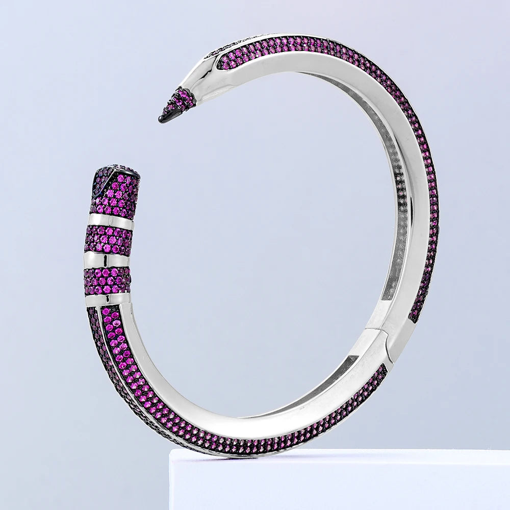 Pencil Designs Bangle Cuff Bracelet For Women