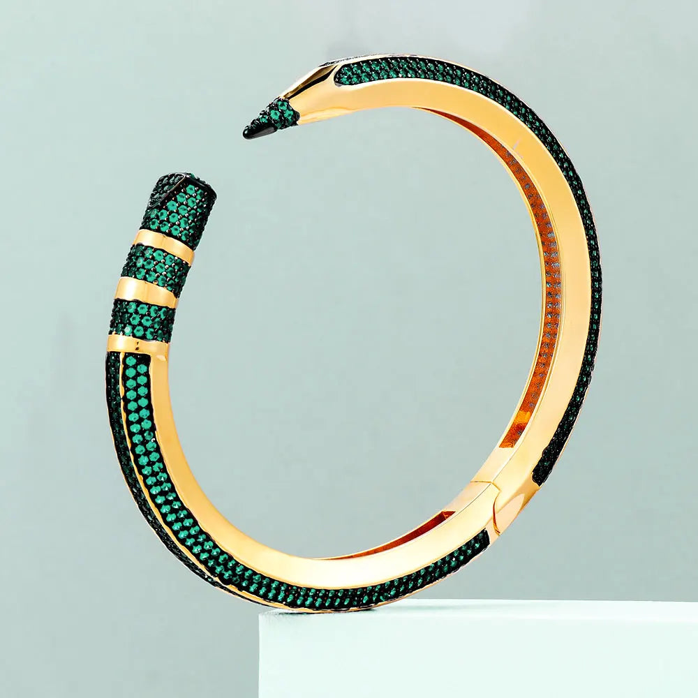 Pencil Designs Bangle Cuff Bracelet For Women