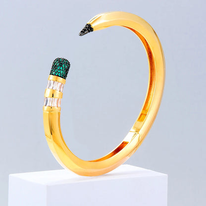 Pencil Designs Bangle Cuff Bracelet For Women