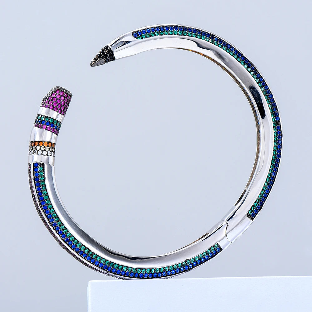 Pencil Designs Bangle Cuff Bracelet For Women