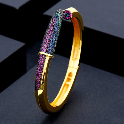 Pencil Designs Bangle Cuff Bracelet For Women