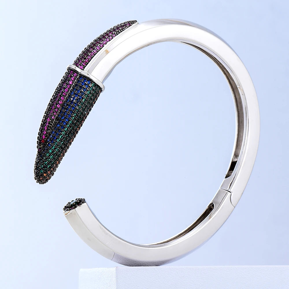 Pencil Designs Bangle Cuff Bracelet For Women