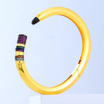 Pencil Designs Bangle Cuff Bracelet For Women